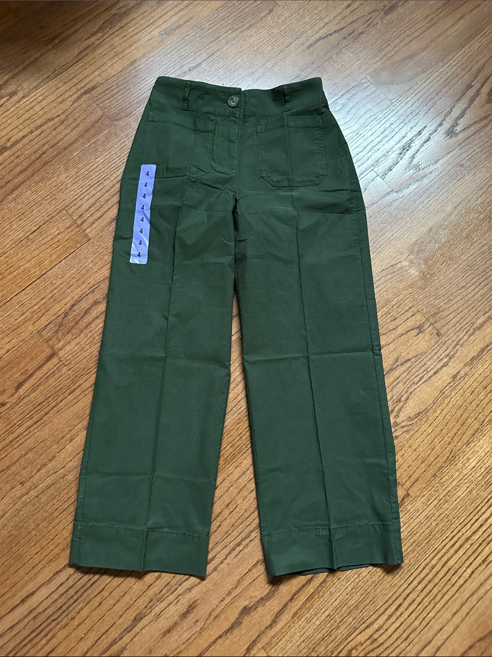 Hilary Radley Wide-Leg Pants in Dark Green